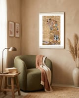 Sketches for the Frieze for the Palais Stoclet in Brussels, Belgium. Watercolour and pencil. framed in a tender room thumbnail