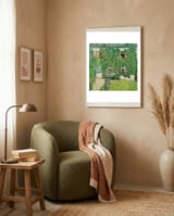 Forsthaus in Weissenbach am Attersee - Forestry house   in Weissenbach on Attersee-Lake,1912. framed in a tender room thumbnail