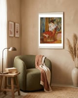 La liseuse-reading woman, around 1900. Oil on canvas, 56 x 46 cm. framed in a tender room thumbnail