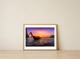 Longtail Sunset — framed, leaning against the wall thumbnail