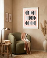 Moon phases I framed in a tender room thumbnail