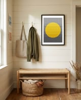 Minimalist Sunset I framed in a relaxed room thumbnail