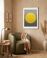 Minimalist Sunset I framed in a tender room thumbnail