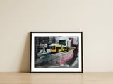 Tramflood — framed, leaning against the wall thumbnail