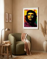 Che Guevara Abstract framed in a tender room thumbnail