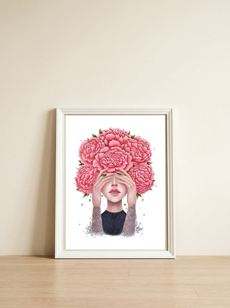 I Don't See — framed, leaning against the wall
