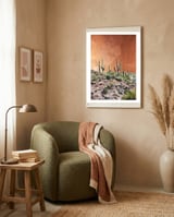 The Wolf, Animal Portrait Painting, Wildlife Forest Jungle Dog, Mystery Eclectic Rustic framed in a tender room thumbnail