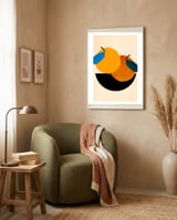 Two Apples framed in a tender room thumbnail