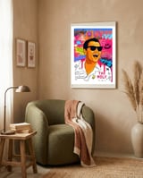 Wolf of Wall St  framed in a tender room thumbnail