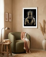 Buda  framed in a tender room thumbnail