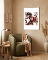 beaded-rhythm-dancer framed in a tender room thumbnail