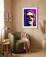David Lee Roth Rock Singer Art WPAP framed in a tender room thumbnail