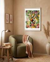 Toucan vintage jungle 1 framed in a tender room thumbnail
