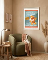 Winter Gingerbread framed in a tender room thumbnail