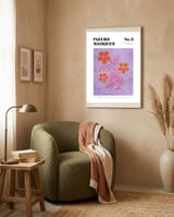 Magical Flowers No.3 Magic Daisy framed in a tender room thumbnail