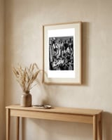 New York City framed in a welcoming room thumbnail