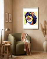 George Harrison WPAP Style framed in a tender room thumbnail