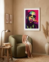 Jay Z Style WPAP framed in a tender room thumbnail