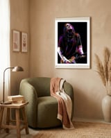 John Frusciante American Musician Guitarist Colorful framed in a tender room thumbnail