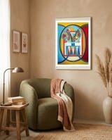 Composicion Num 4 framed in a tender room thumbnail