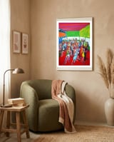 Milonga 2 framed in a tender room thumbnail