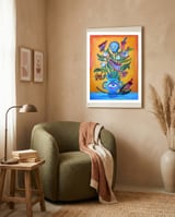 Naturaleza Muerta Y Calavera framed in a tender room thumbnail
