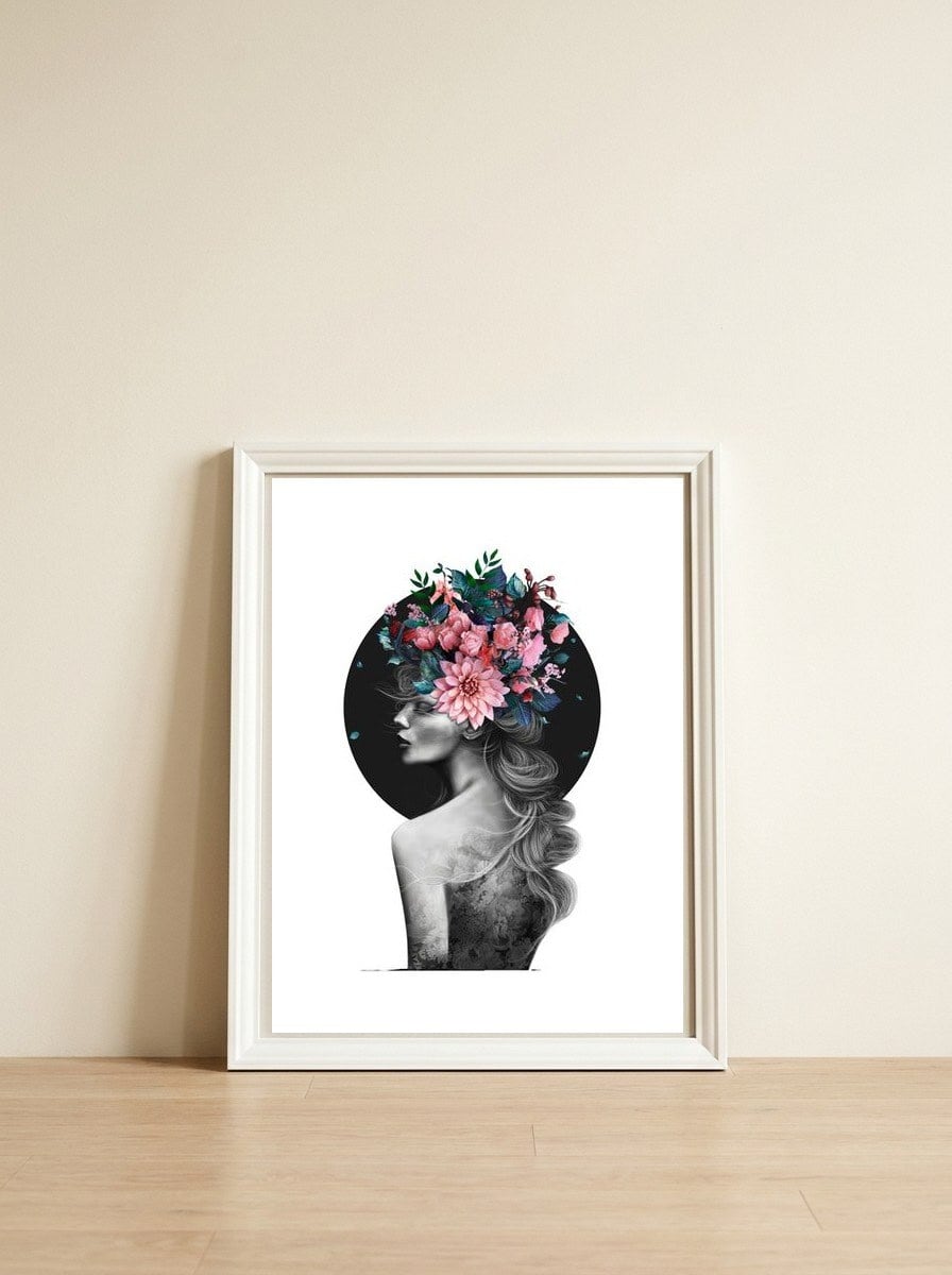Spring Soul — framed, leaning against the wall