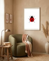 Lady Bug framed in a tender room thumbnail