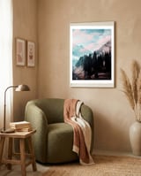The Juxtaposed Creation framed in a tender room thumbnail