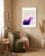 Macaw framed in a tender room thumbnail