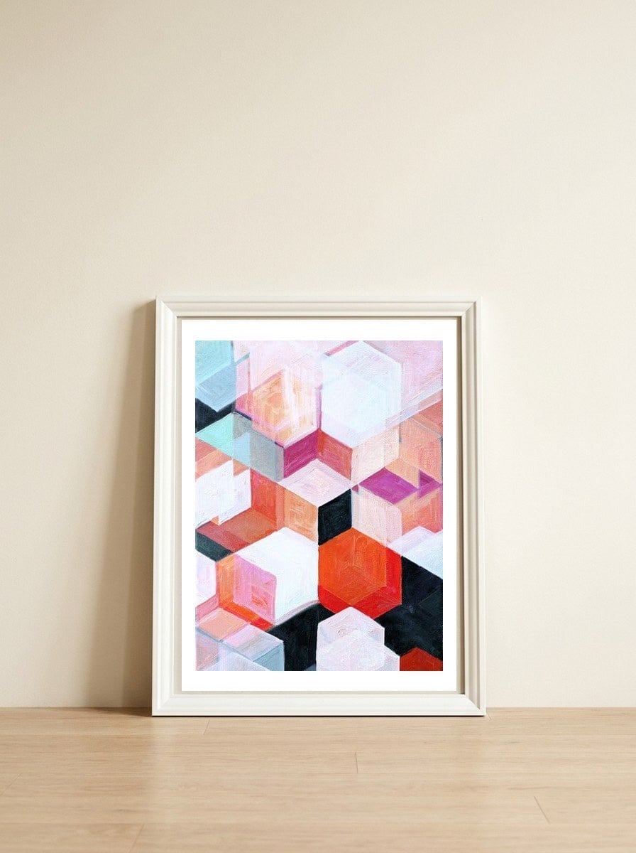 White Paint And Some Colours — framed, leaning against the wall