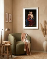 Bartolomé Esteban Murillo / 'Our Lady of the Rosary', 1650-1655, Spanish School, Oil on canvas. framed in a tender room thumbnail
