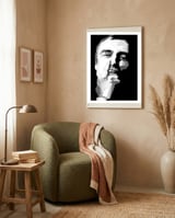 Phill Collins Genesis English Progressive Rock Music framed in a tender room thumbnail