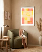Retro Tiles 01 framed in a tender room thumbnail