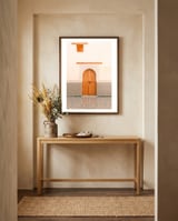 Moroccan door of the Mausoleum framed in a welcoming room thumbnail