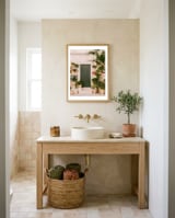 Botanical green door framed in a breezy room thumbnail