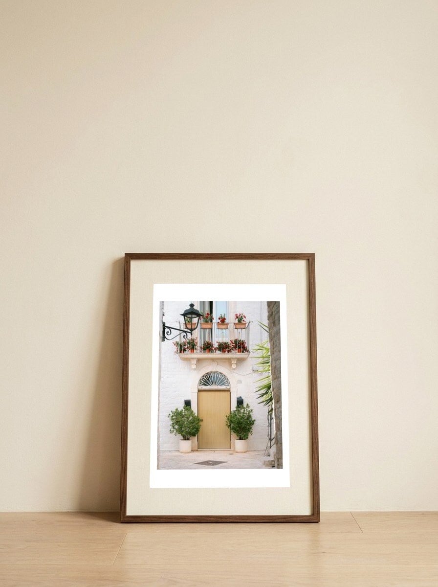 Botanical Bliss in Italy — framed, leaning against the wall