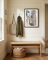 Happy alley in Italy framed in a relaxed room thumbnail