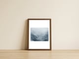 Misty Mysterious Mountains — framed, leaning against the wall thumbnail