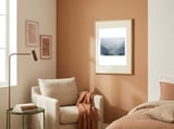 Misty Mysterious Mountains framed in a tender room thumbnail