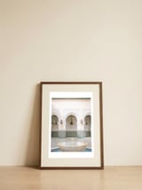 The fountain in the Mausoleum — framed, leaning against the wall thumbnail