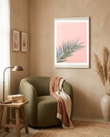 Pinky palm framed in a tender room thumbnail