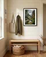 Misty Moroccan River framed in a relaxed room thumbnail