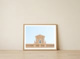 Church bells and pigeons — framed, leaning against the wall thumbnail