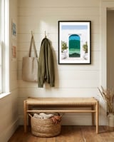 The door of Ostuni framed in a relaxed room thumbnail
