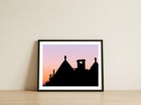 Puglian Nights — framed, leaning against the wall thumbnail