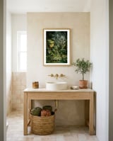 A small jungle in a green house framed in a breezy room thumbnail