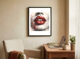 crimson-whisper-lips-watercolor-portrait framed in a focused room thumbnail