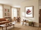 crimson-whisper-lips-watercolor-portrait framed in a grounding room thumbnail