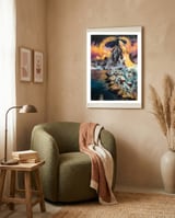 Inferno framed in a tender room thumbnail